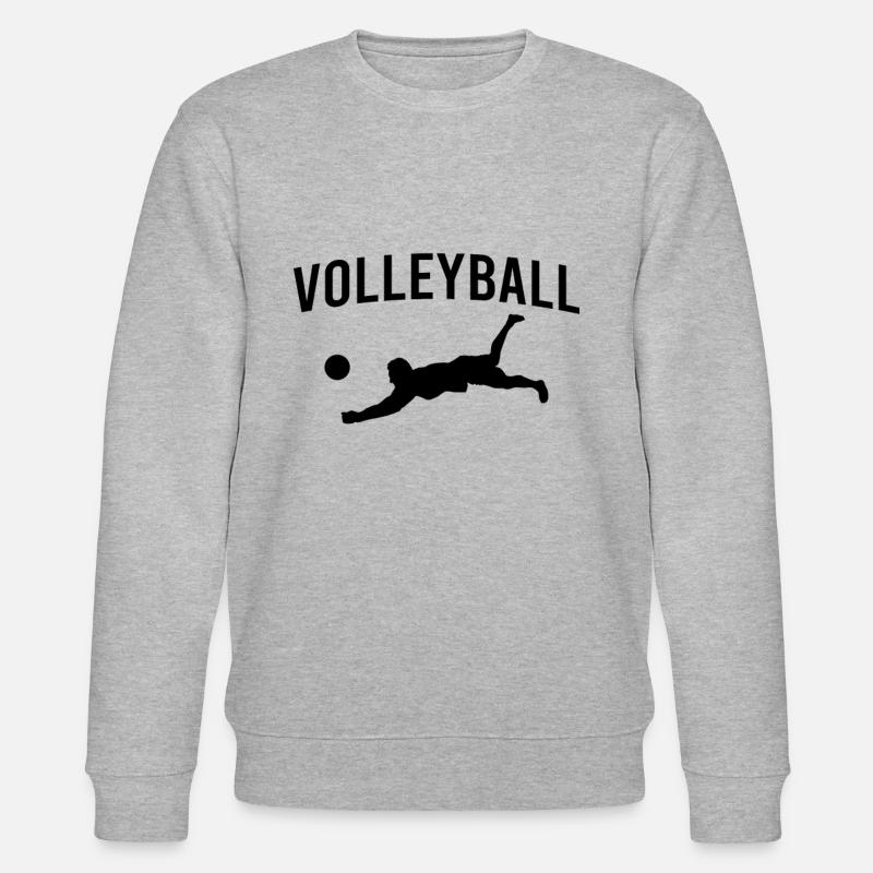 Volleyball - Stanley/Stella Unisex Bio-Sweatshirt CHANGER - Grau meliert