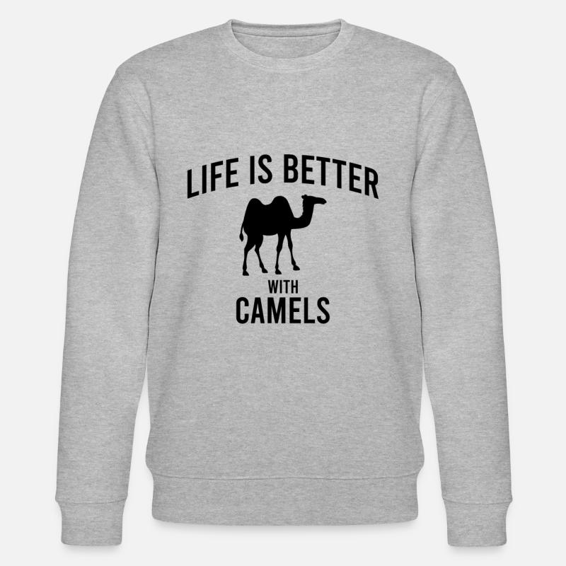 Camel Camel Dicton - Sweat bio CHANGER Stanley/Stella Unisexe - gris chiné