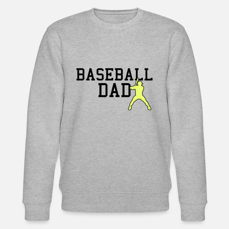 papa de baseball - Sweat bio CHANGER Stanley/Stella Unisexe - gris chiné