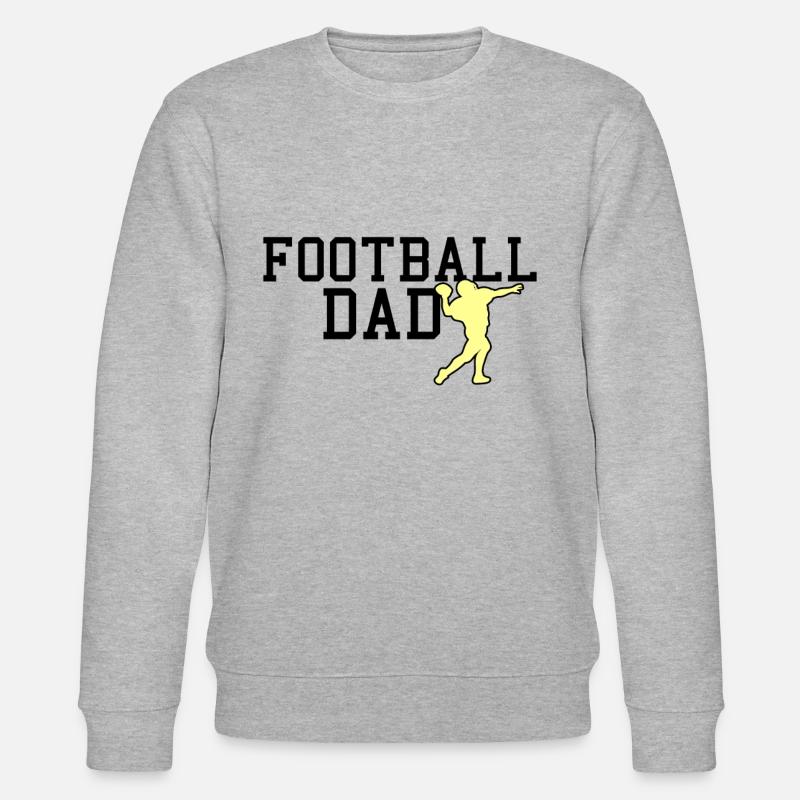 football dad - Stanley/Stella Unisex Bio-Sweatshirt CHANGER  - Grau meliert