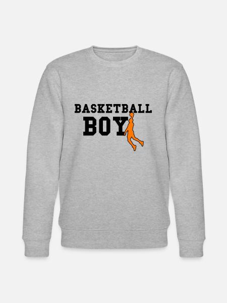 basketball boy - Stanley/Stella Unisex Bio-Sweatshirt CHANGER  - Grau meliert