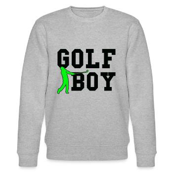 garçon de golf - Sweat bio CHANGER Stanley/Stella Unisexe - gris chiné - Devant - Nik (191cm) & Marisol (170cm)