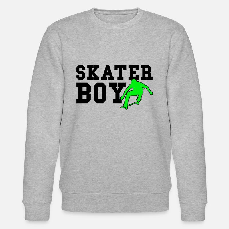 skater boy - Stanley/Stella Unisex Bio-Sweatshirt CHANGER  - Grau meliert