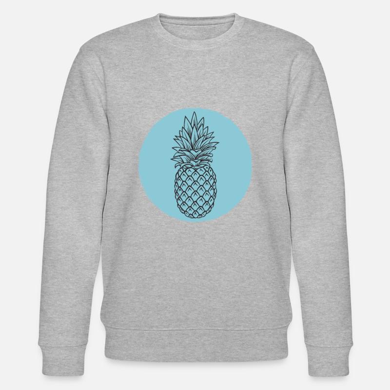 Ananas - Sweat bio CHANGER Stanley/Stella Unisexe - gris chiné