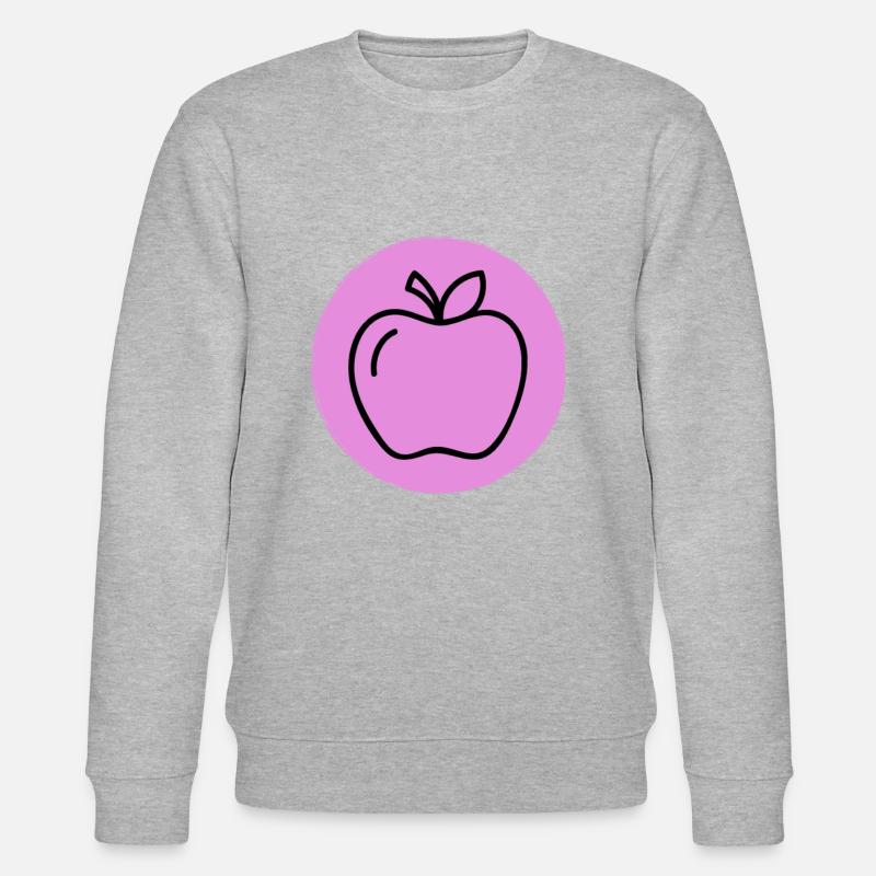 Apfel - Stanley/Stella Unisex Bio-Sweatshirt CHANGER  - Grau meliert