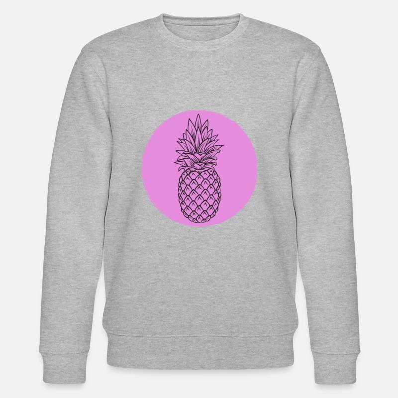 Ananas - Sweat bio CHANGER Stanley/Stella Unisexe - gris chiné