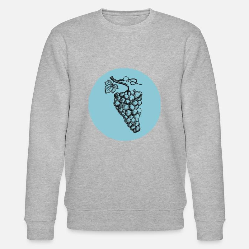 Grape - Stanley/Stella CHANGER Unisex Organic Sweatshirt - heather grey