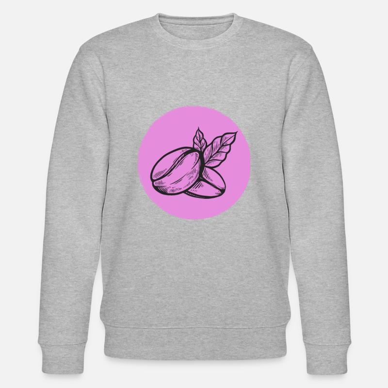 Kaffee Kaffeebohne - Stanley/Stella Unisex Bio-Sweatshirt CHANGER  - Grau meliert