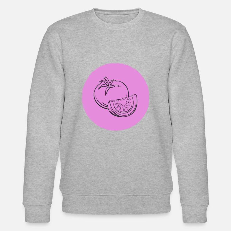 Tomate - Stanley/Stella Unisex Bio-Sweatshirt CHANGER  - Grau meliert