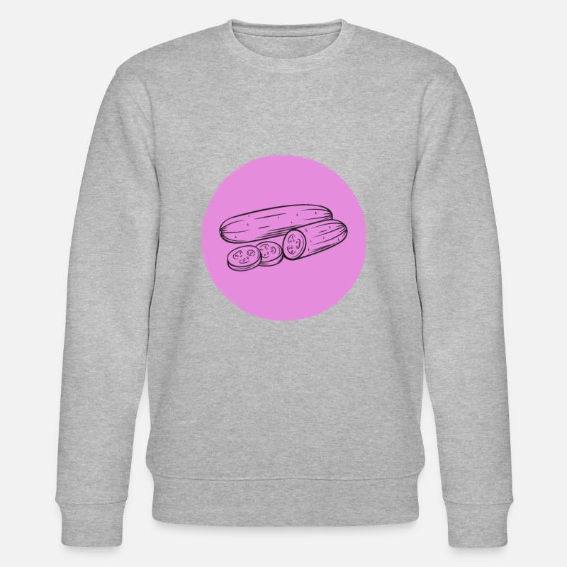 Gurke - Stanley/Stella Unisex Bio-Sweatshirt CHANGER  - Grau meliert