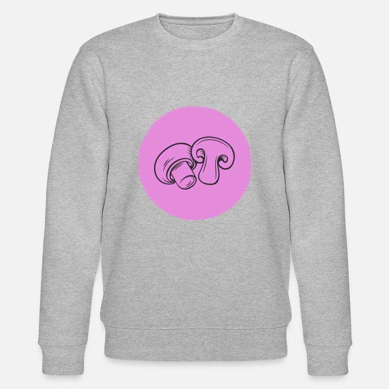Pilze - Stanley/Stella Unisex Bio-Sweatshirt CHANGER  - Grau meliert