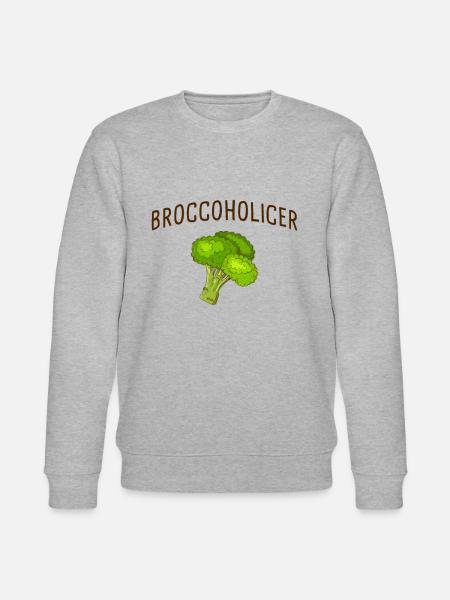 Broccoli Broccoholicer - Stanley/Stella CHANGER Unisex Organic Sweatshirt - heather grey
