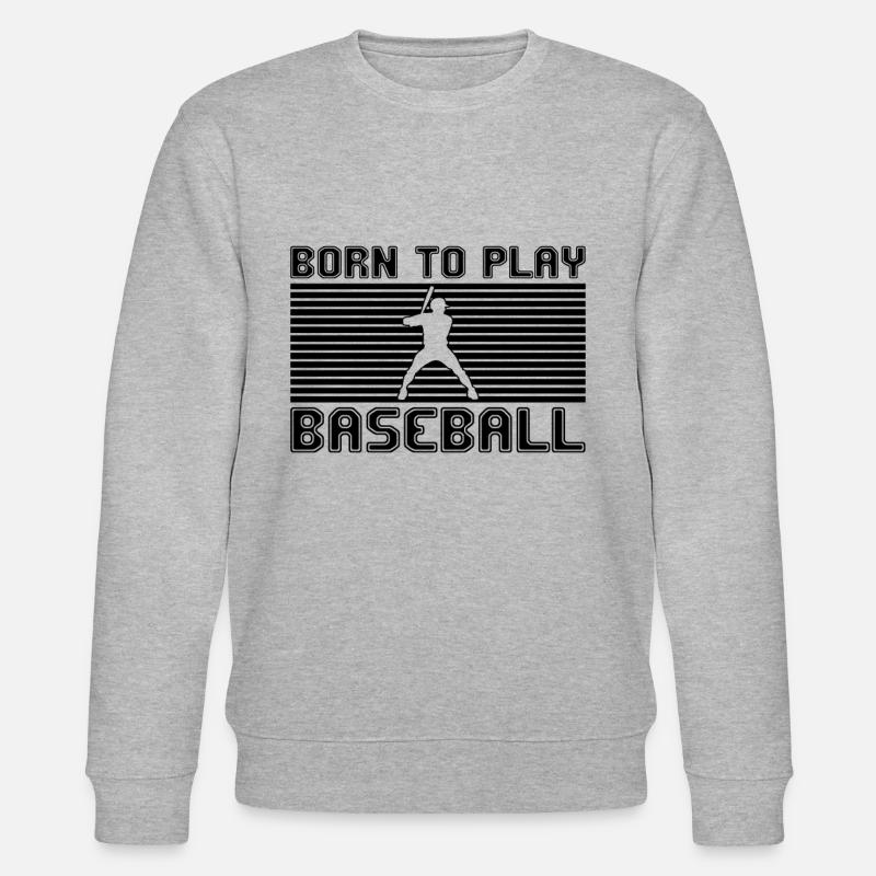 Base-ball - Sweat bio CHANGER Stanley/Stella Unisexe - gris chiné