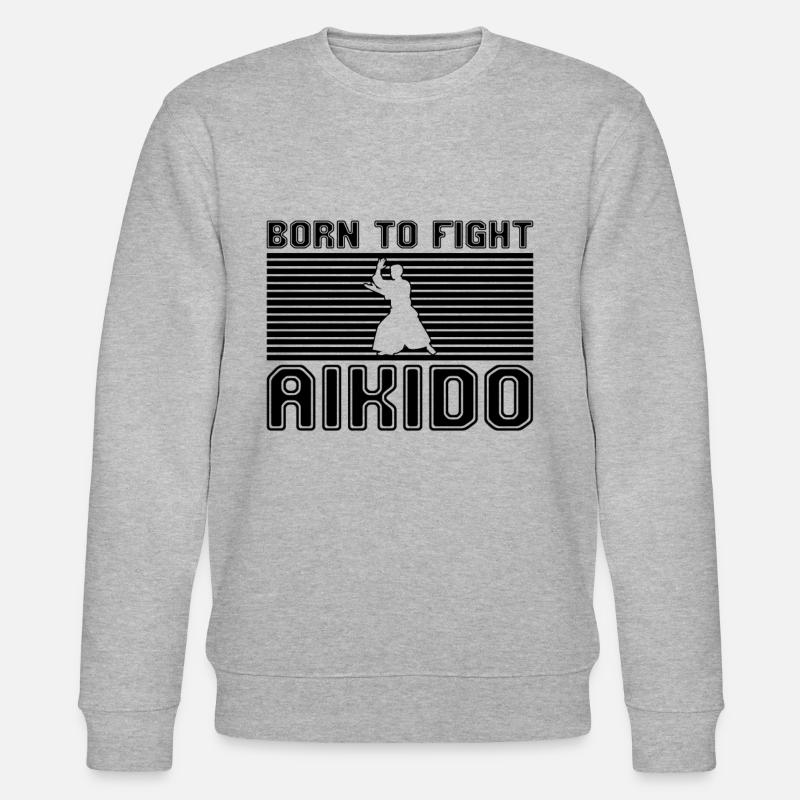 Aikido - Stanley/Stella Unisex Bio-Sweatshirt CHANGER  - Grau meliert