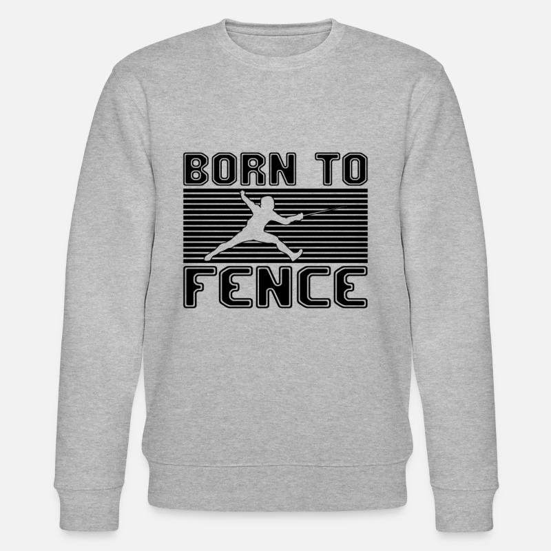 Fechten - Stanley/Stella Unisex Bio-Sweatshirt CHANGER  - Grau meliert