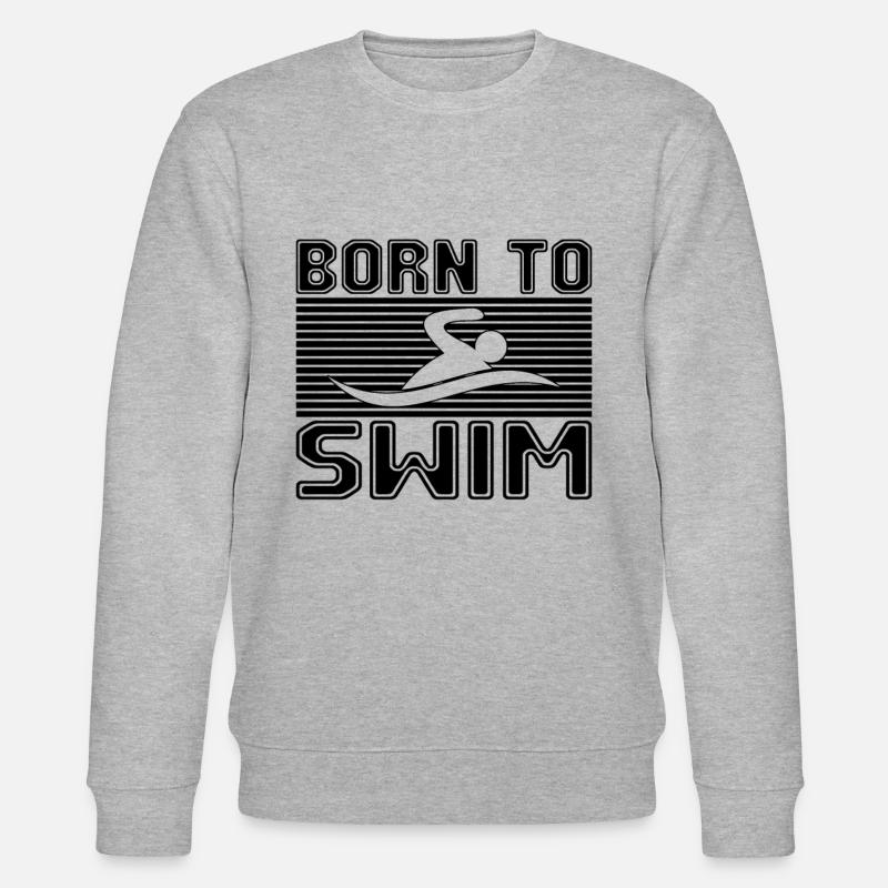 Schwimmen - Stanley/Stella Unisex Bio-Sweatshirt CHANGER  - Grau meliert