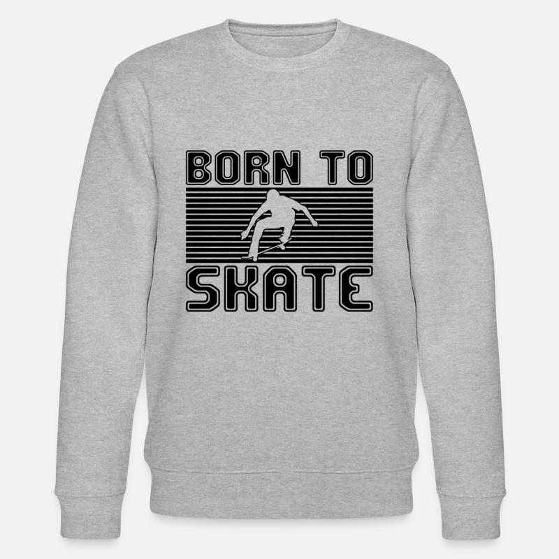 patinage - Sweat bio CHANGER Stanley/Stella Unisexe - gris chiné