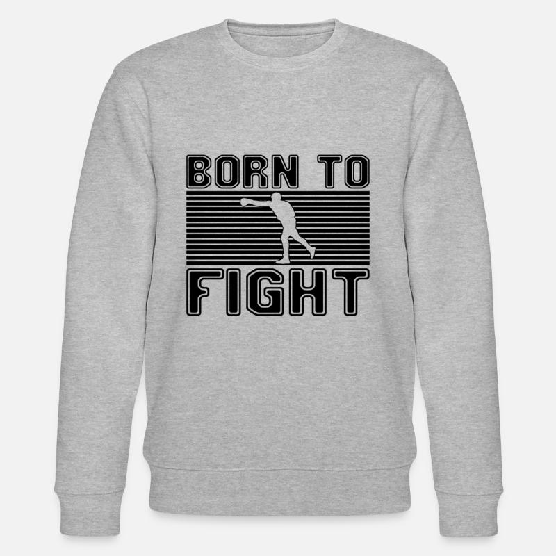 Boxe - Sweat bio CHANGER Stanley/Stella Unisexe - gris chiné