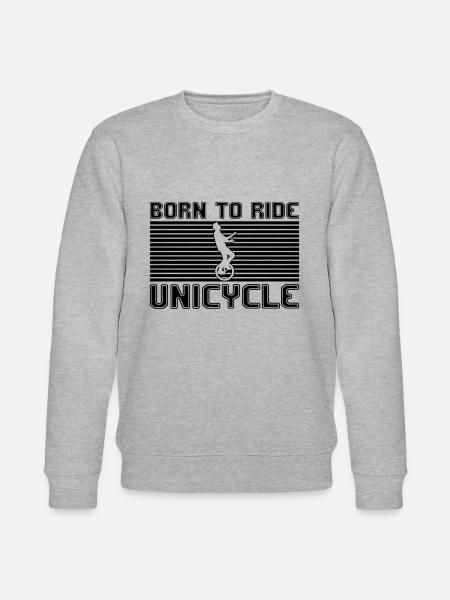 Einrad fahren - Stanley/Stella Unisex Bio-Sweatshirt CHANGER  - Grau meliert