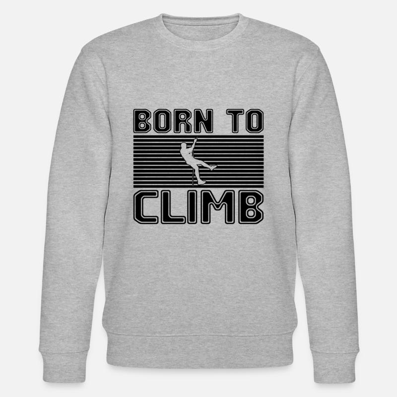 Climb - Stanley/Stella CHANGER Unisex Organic Sweatshirt - heather grey