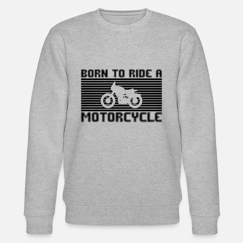 Motorrad - Stanley/Stella Unisex Bio-Sweatshirt CHANGER - Grau meliert