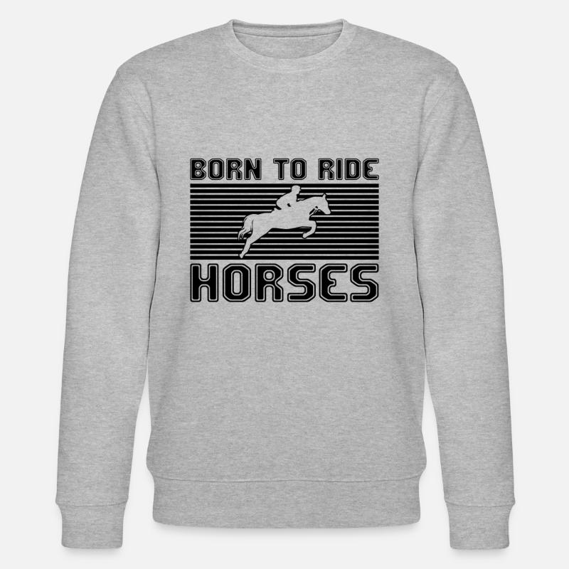 Équitation - Sweat bio CHANGER Stanley/Stella Unisexe - gris chiné