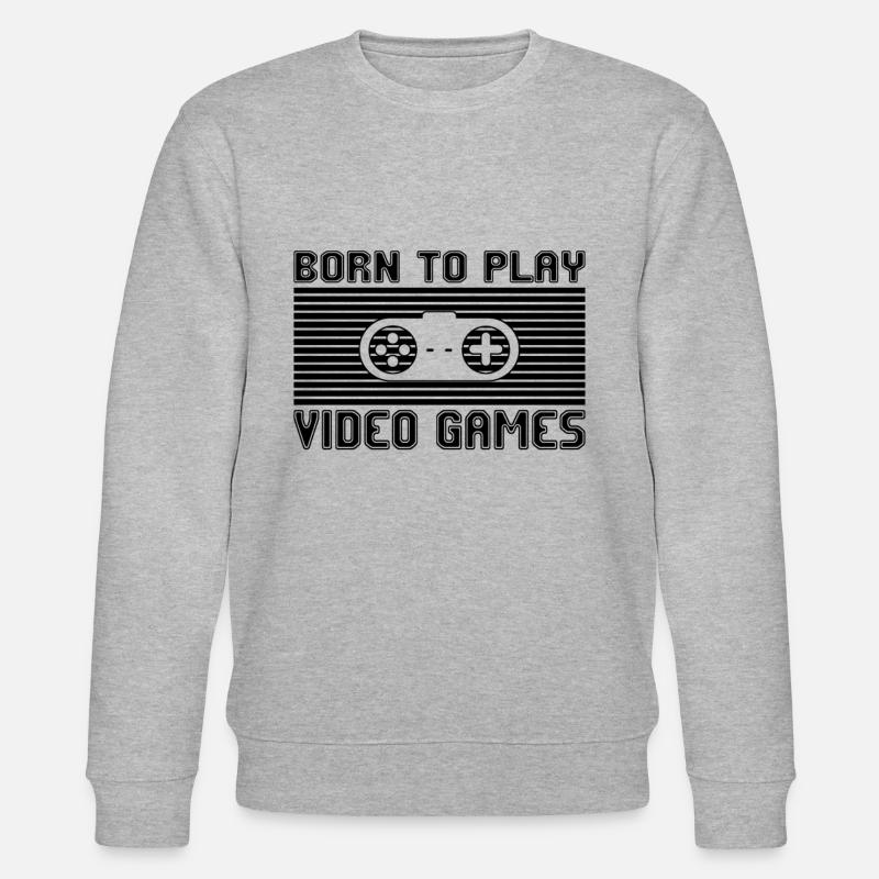 Jouer à des jeux vidéo - Sweat bio CHANGER Stanley/Stella Unisexe - gris chiné