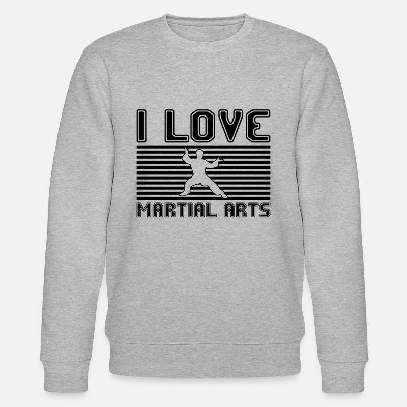 J’adore les arts martiaux - Sweat bio CHANGER Stanley/Stella Unisexe - gris chiné