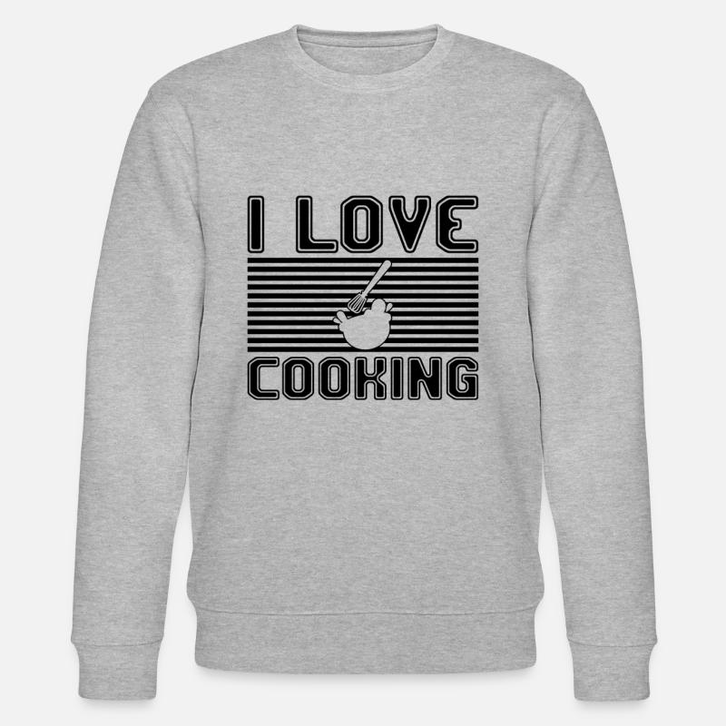 J’adore cuisiner - Sweat bio CHANGER Stanley/Stella Unisexe - gris chiné