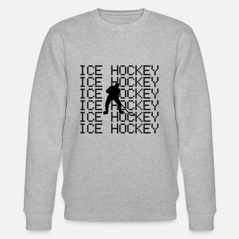 Eishockey - Stanley/Stella Unisex Bio-Sweatshirt CHANGER  - Grau meliert
