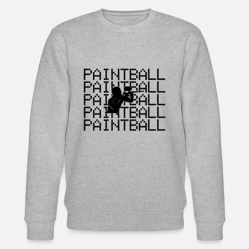 Paintball - Stanley/Stella Unisex Bio-Sweatshirt CHANGER  - Grau meliert