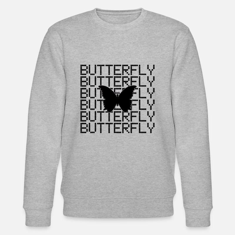 Papillon - Sweat bio CHANGER Stanley/Stella Unisexe - gris chiné