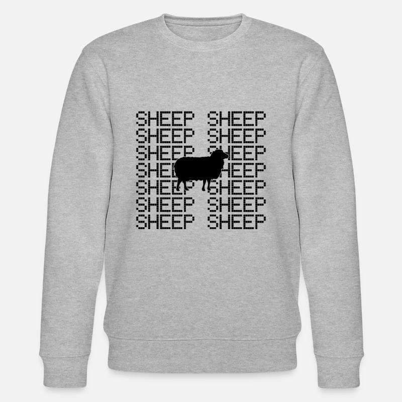 Schaf - Stanley/Stella Unisex Bio-Sweatshirt CHANGER  - Grau meliert