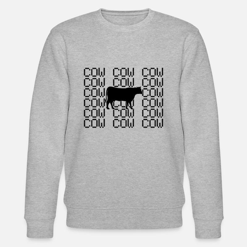 Vache - Sweat bio CHANGER Stanley/Stella Unisexe - gris chiné