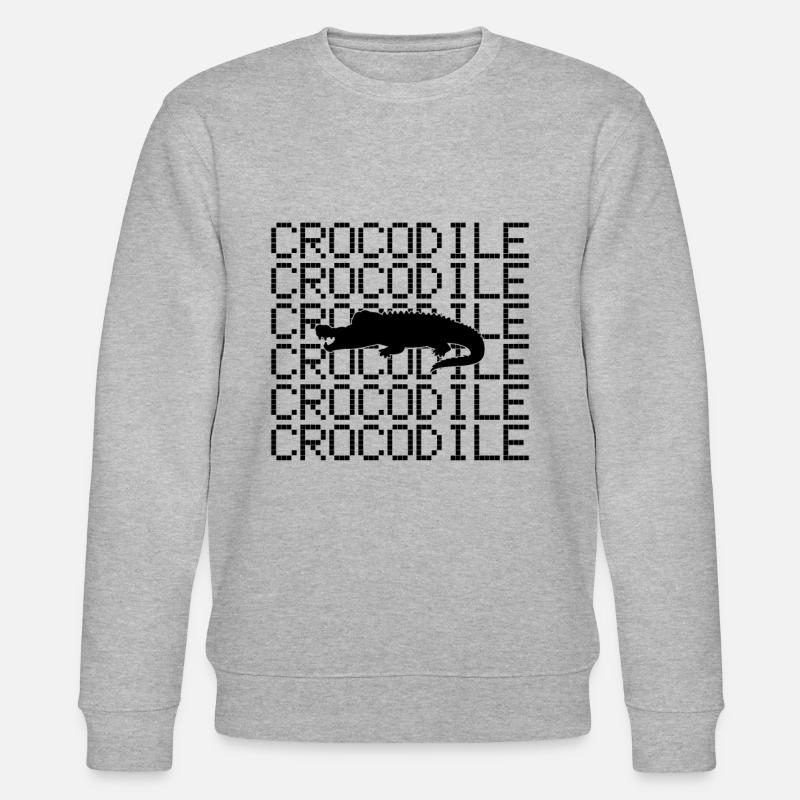 Crocodile - Sweat bio CHANGER Stanley/Stella Unisexe - gris chiné