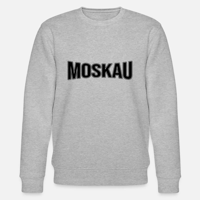 Moskau - Stanley/Stella Unisex Bio-Sweatshirt CHANGER  - Grau meliert