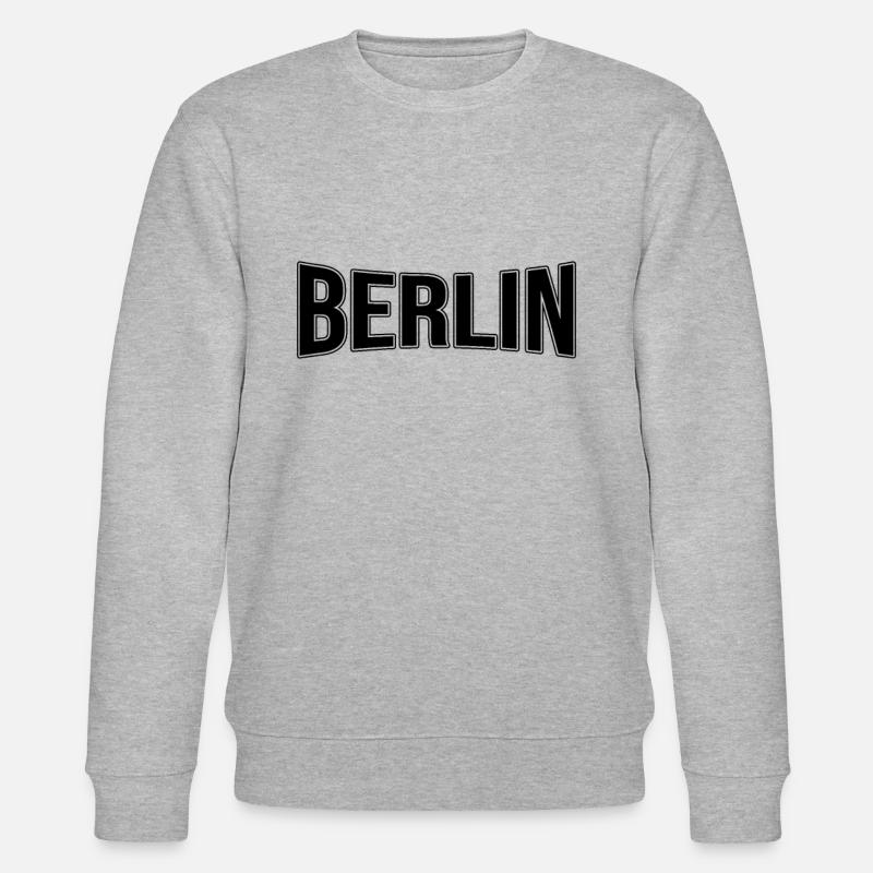 Berlin - Sweat bio CHANGER Stanley/Stella Unisexe - gris chiné