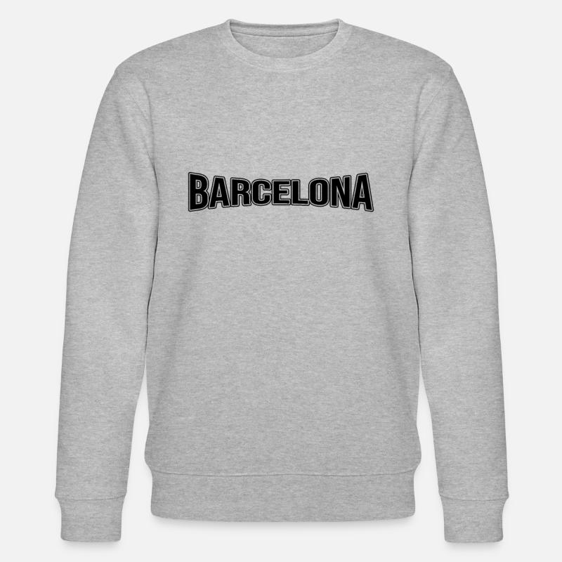 Barcelona - Stanley/Stella Unisex Bio-Sweatshirt CHANGER  - Grau meliert