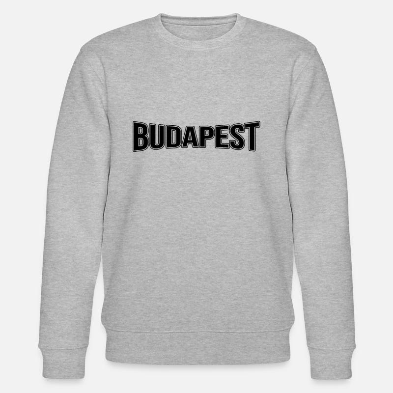 Budapest - Stanley/Stella Unisex Bio-Sweatshirt CHANGER  - Grau meliert