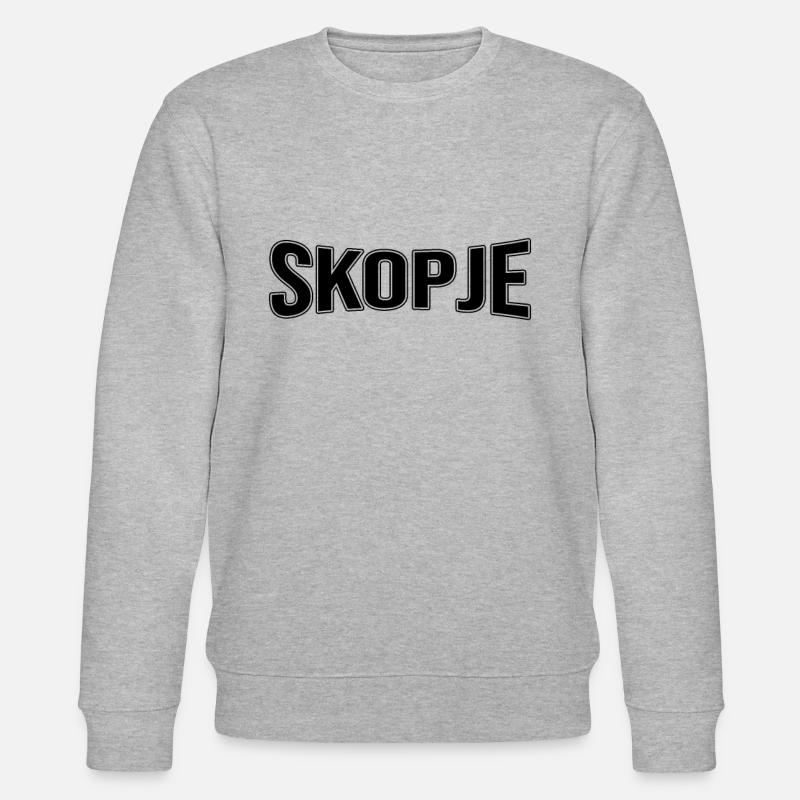 Skopje - Sweat bio CHANGER Stanley/Stella Unisexe - gris chiné