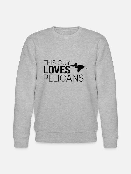 Typ Pelikan Spruch - Stanley/Stella Unisex Bio-Sweatshirt CHANGER  - Grau meliert