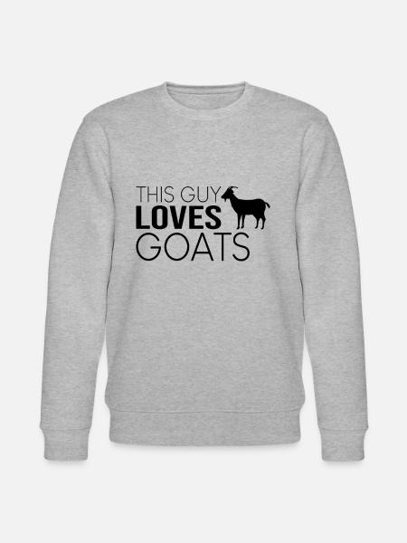 Typ Ziegen Spruch - Stanley/Stella Unisex Bio-Sweatshirt CHANGER - Grau meliert