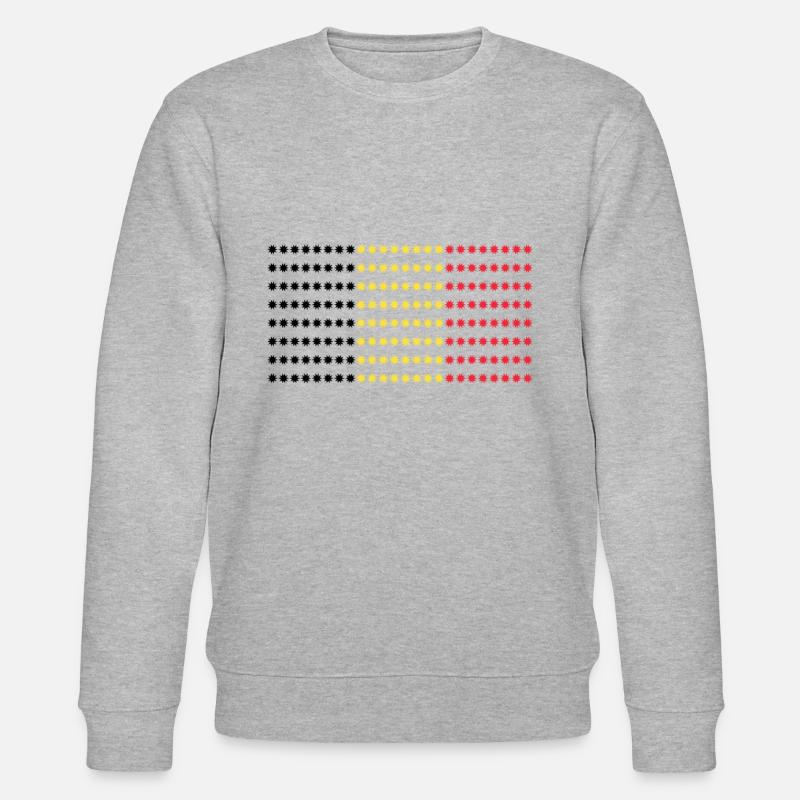 Drapeau de la Belgique - Sweat bio CHANGER Stanley/Stella Unisexe - gris chiné