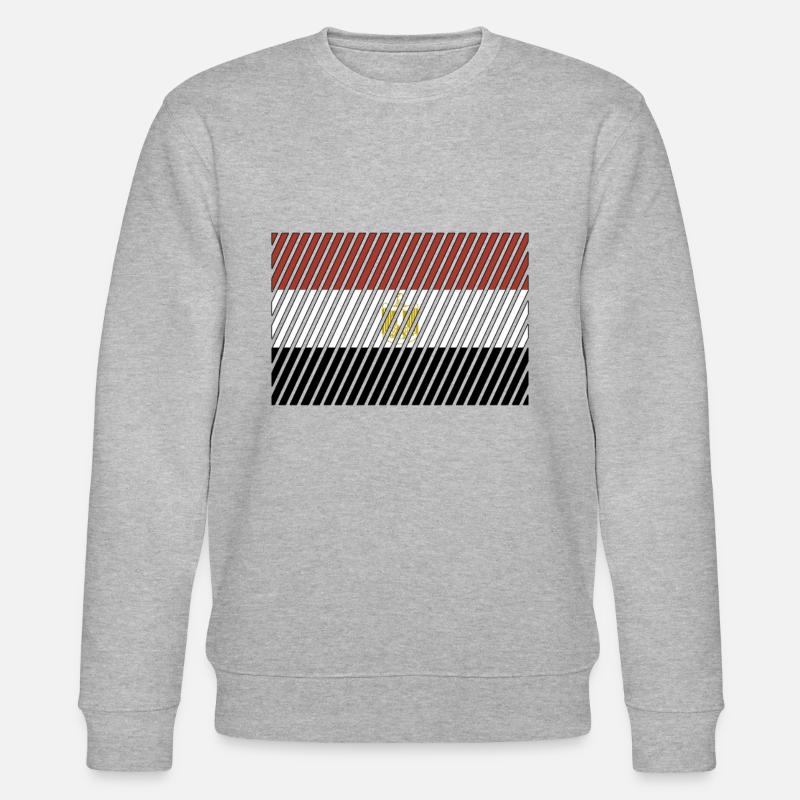 Drapeau de l’Égypte - Sweat bio CHANGER Stanley/Stella Unisexe - gris chiné