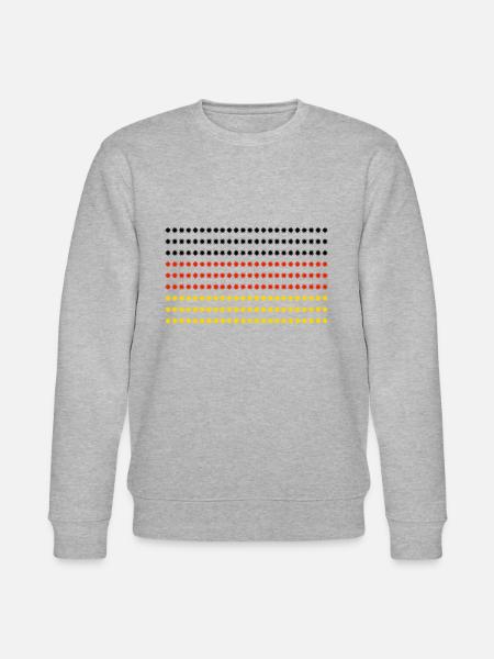 Germany Flag - Stanley/Stella CHANGER Unisex Organic Sweatshirt - heather grey