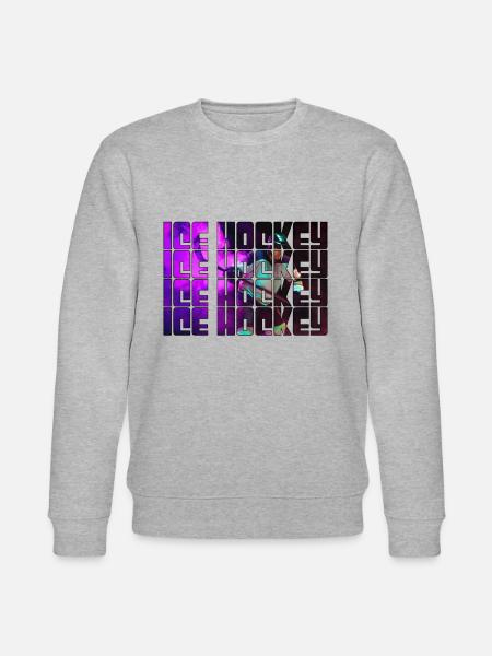 Eishockey - Stanley/Stella Unisex Bio-Sweatshirt CHANGER - Grau meliert