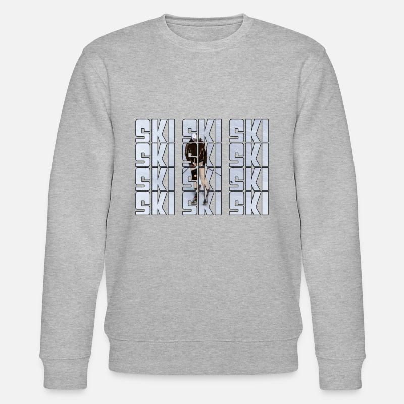 Ski - Stanley/Stella Unisex Bio-Sweatshirt CHANGER  - Grau meliert