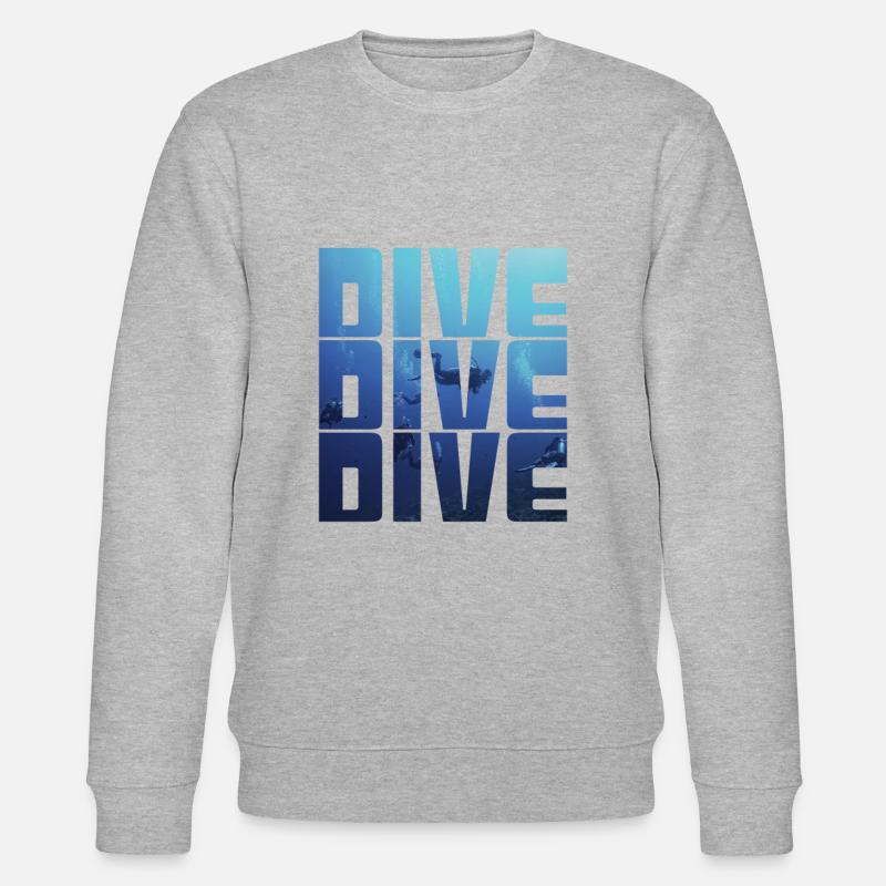 tauchen - Stanley/Stella Unisex Bio-Sweatshirt CHANGER  - Grau meliert