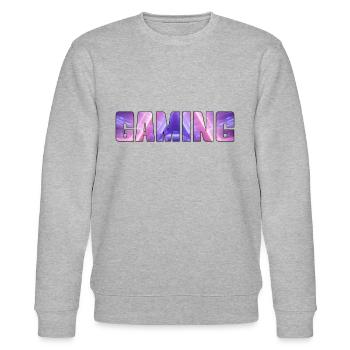 gaming - Stanley/Stella Unisex Bio-Sweatshirt CHANGER  - Grau meliert - Vorne - Nik (191cm) & Marisol (170cm)