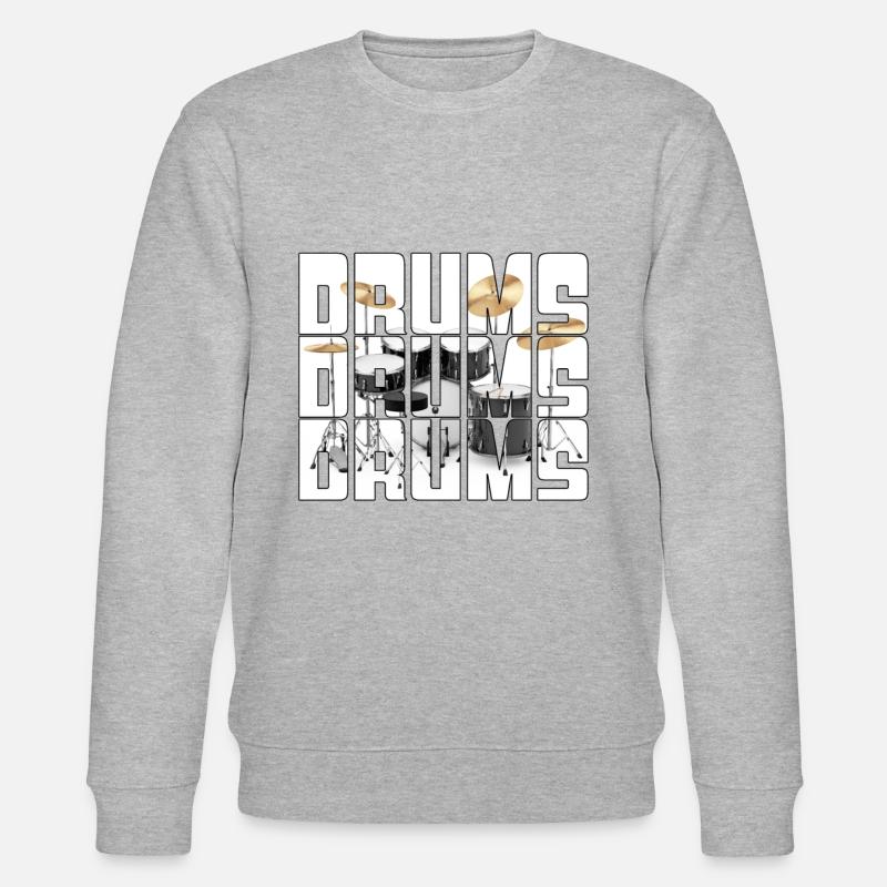 Percussion - Sweat bio CHANGER Stanley/Stella Unisexe - gris chiné